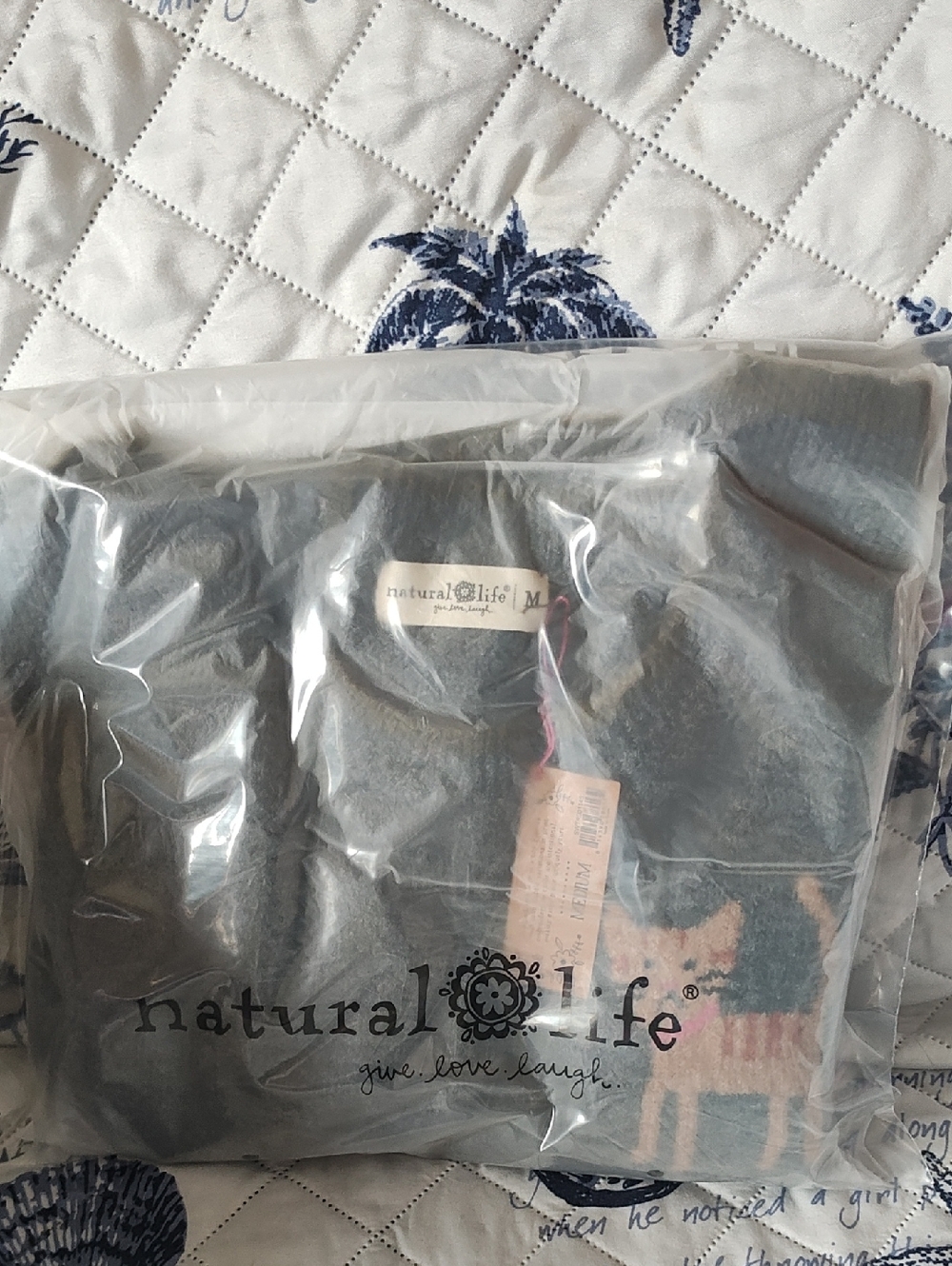 NATURAL LIFE: CHARCOAL CAT ICON SWEATER - Picture 3 of 7